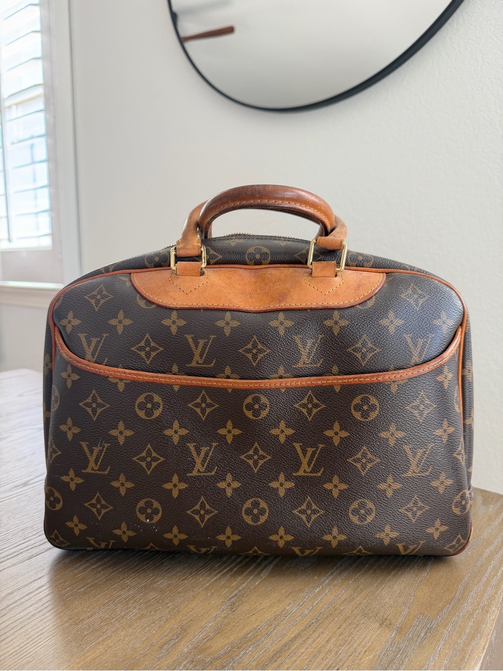 LOUIS VUITTON Deauville Bowler Bag